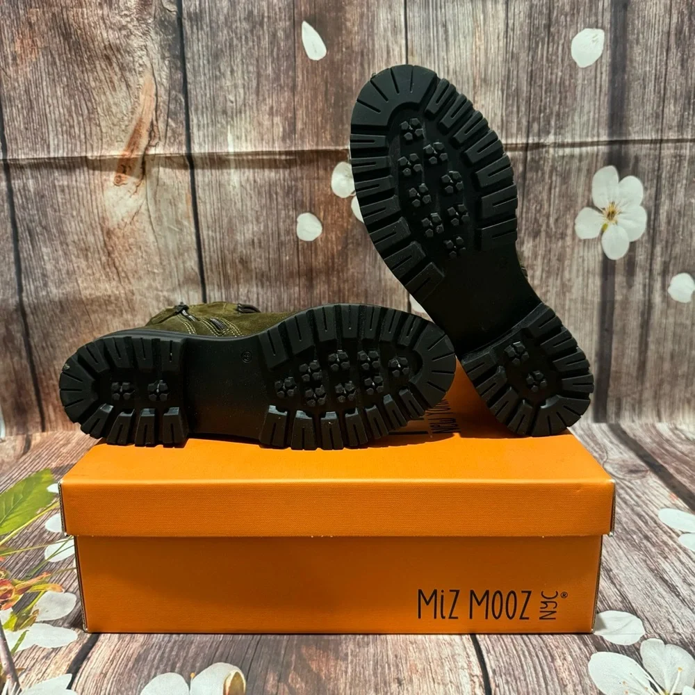 Mix Mooz Dunn Lace up Combat Boots - Picture 4 of 7